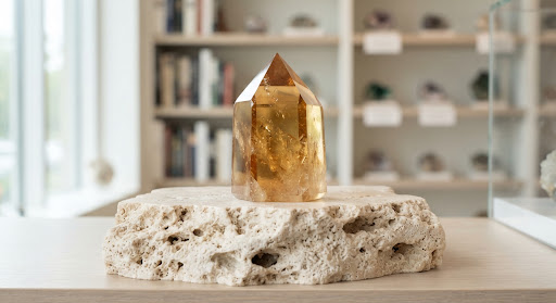 Natural Citrine Point