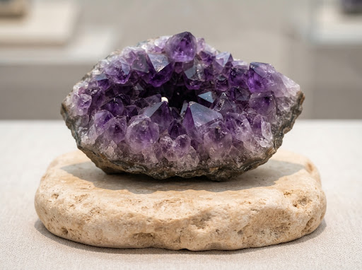 Brazilian Amethyst Geode Specimen